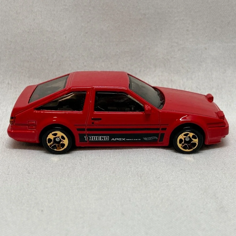Hot Wheels Toyota AE86 Trueno Red 1:64 Die-cast Model Car‎ Loose EUC 2021